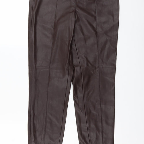 Firetrap Womens Brown Polyester Jegging Leggings Size 12 L29 in