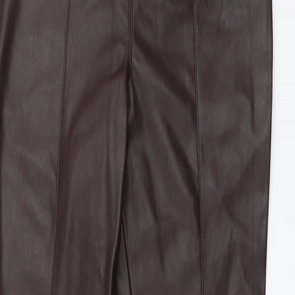 Firetrap Womens Brown Polyester Jegging Leggings Size 12 L29 in