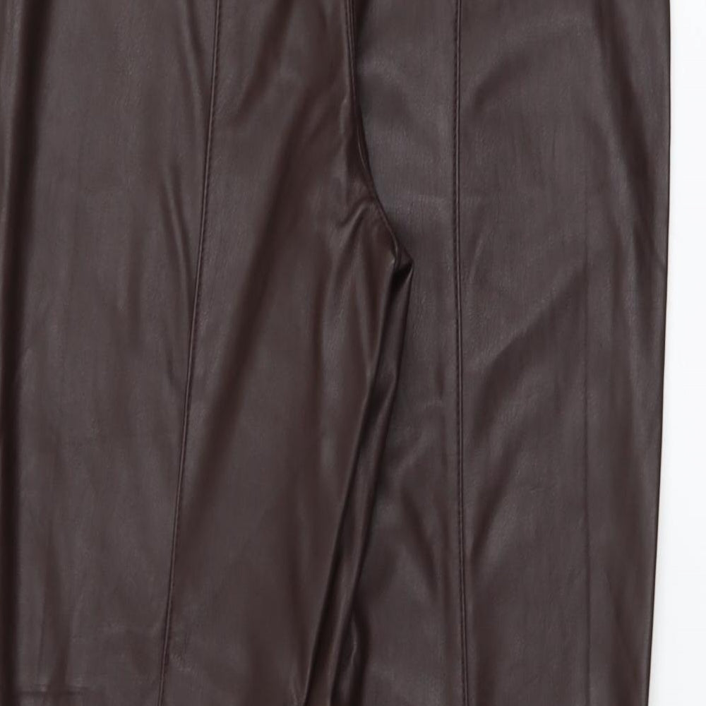 Firetrap Womens Brown Polyester Jegging Leggings Size 12 L29 in