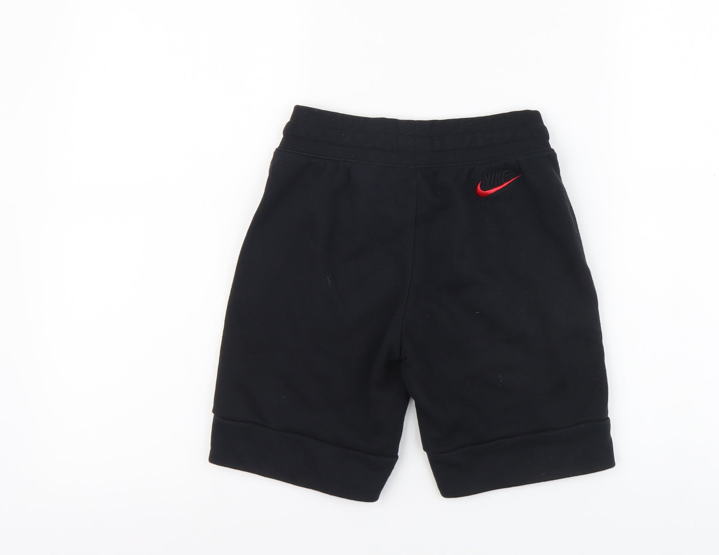 Nike Boys Black Cotton Cargo Shorts Size 8-9 Years Regular Buckle