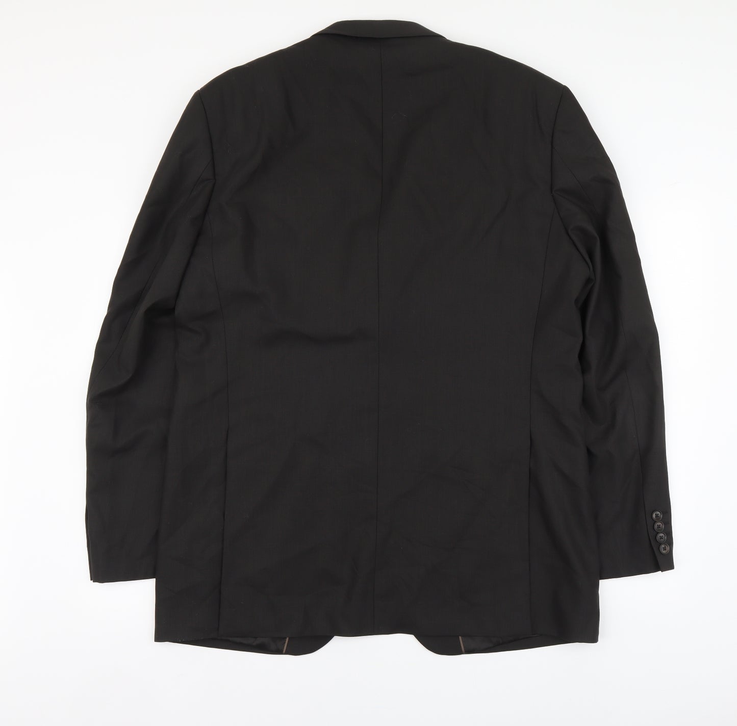 NEXT Mens Black Wool Jacket Suit Size L