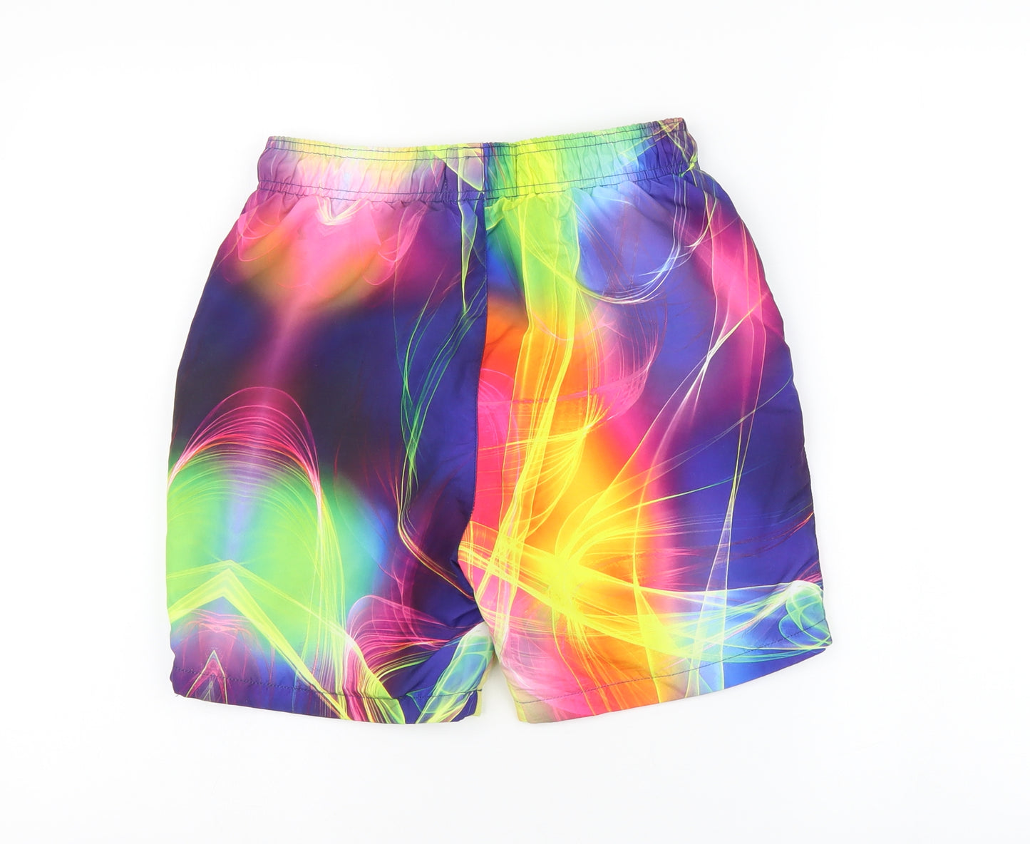 Sonneti Boys Multicoloured Geometric Polyester Bermuda Shorts Size 12-13 Years Regular Drawstring - Swimming shorts