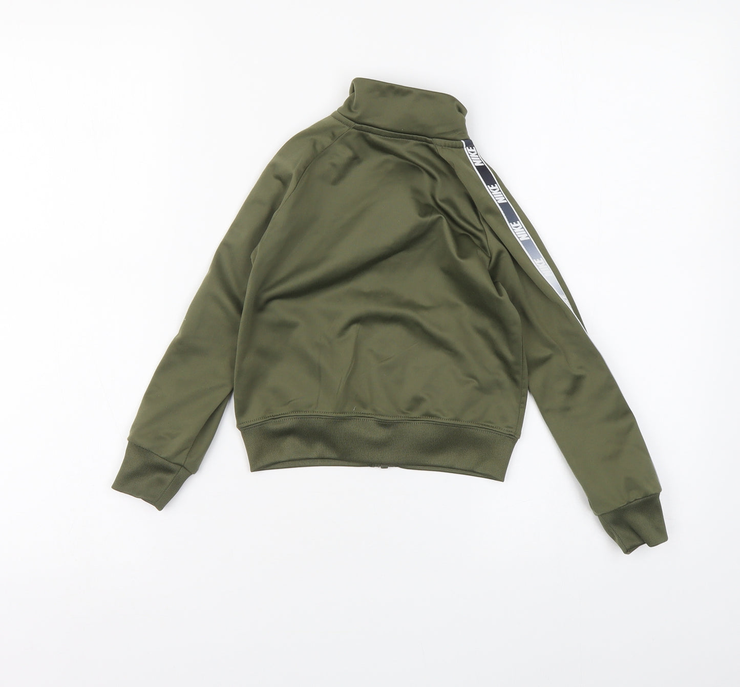 Nike Boys Green Polyester Full Zip Sweatshirt Size 2-3 Years Zip