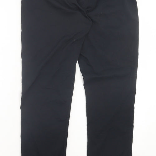 Under armour Mens Black Polyester Trousers Size 30 in L32 in Regular Button