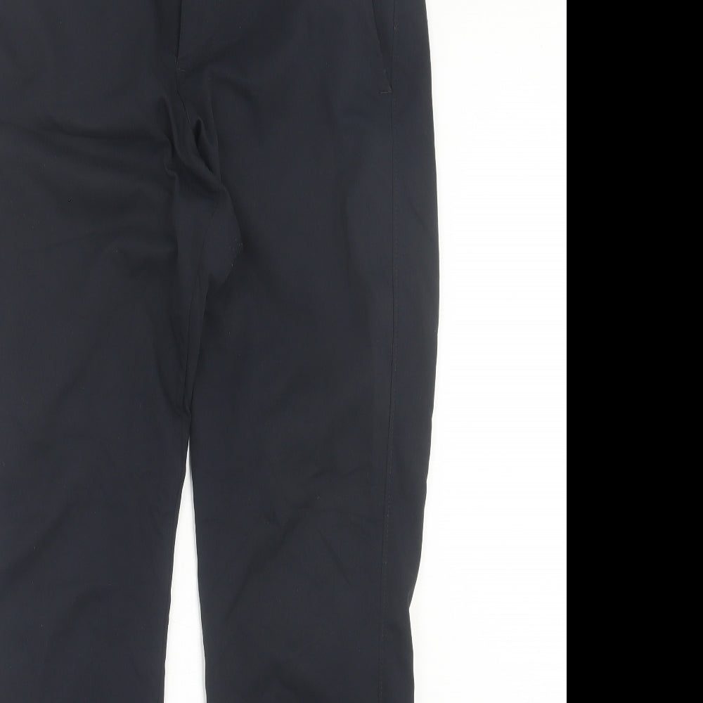 Under armour Mens Black Polyester Trousers Size 30 in L32 in Regular Button