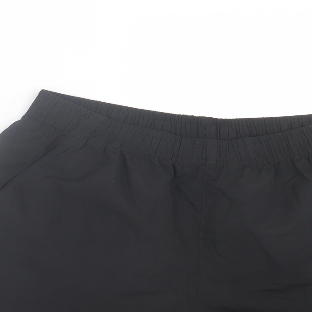 Preworn Mens Black Polyester Sweat Shorts Size M L7 in Regular
