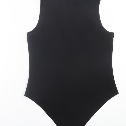 Atmosphere Womens Black Polyester Bodysuit One-Piece Size 18 Snap