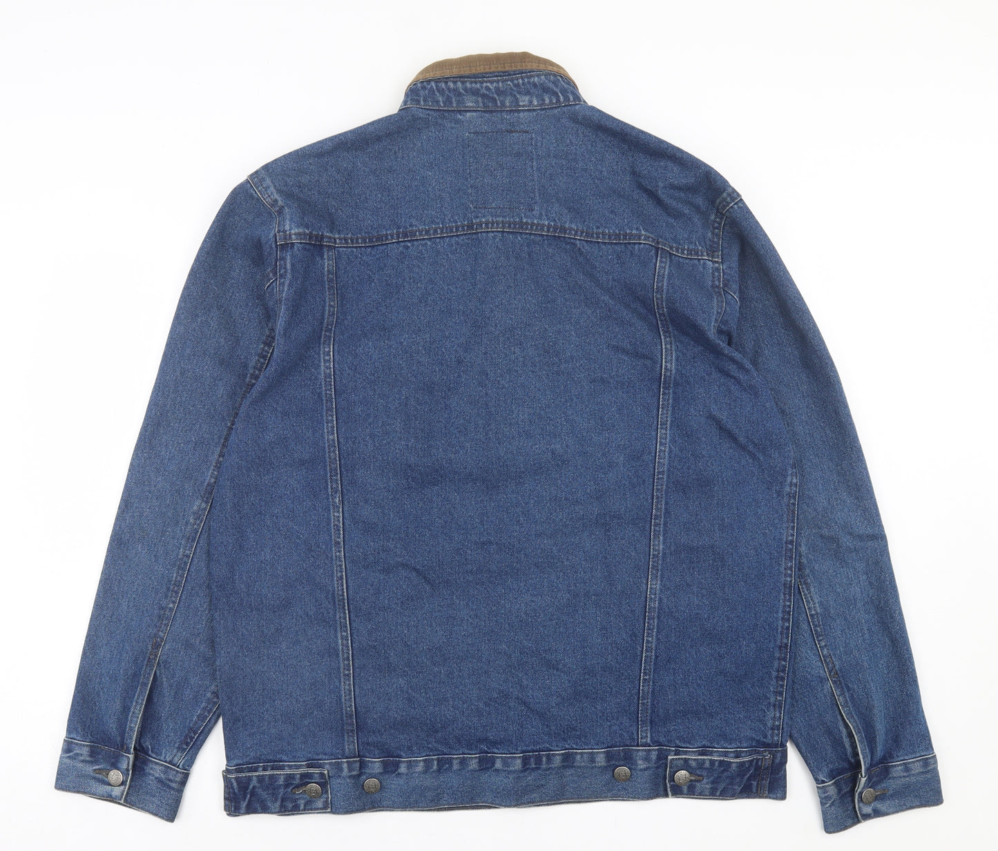 Atlas For Men Mens Blue Jacket Size L Button