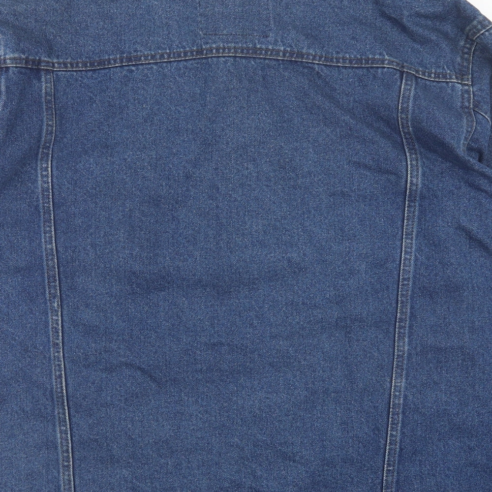 Atlas For Men Mens Blue Jacket Size L Button