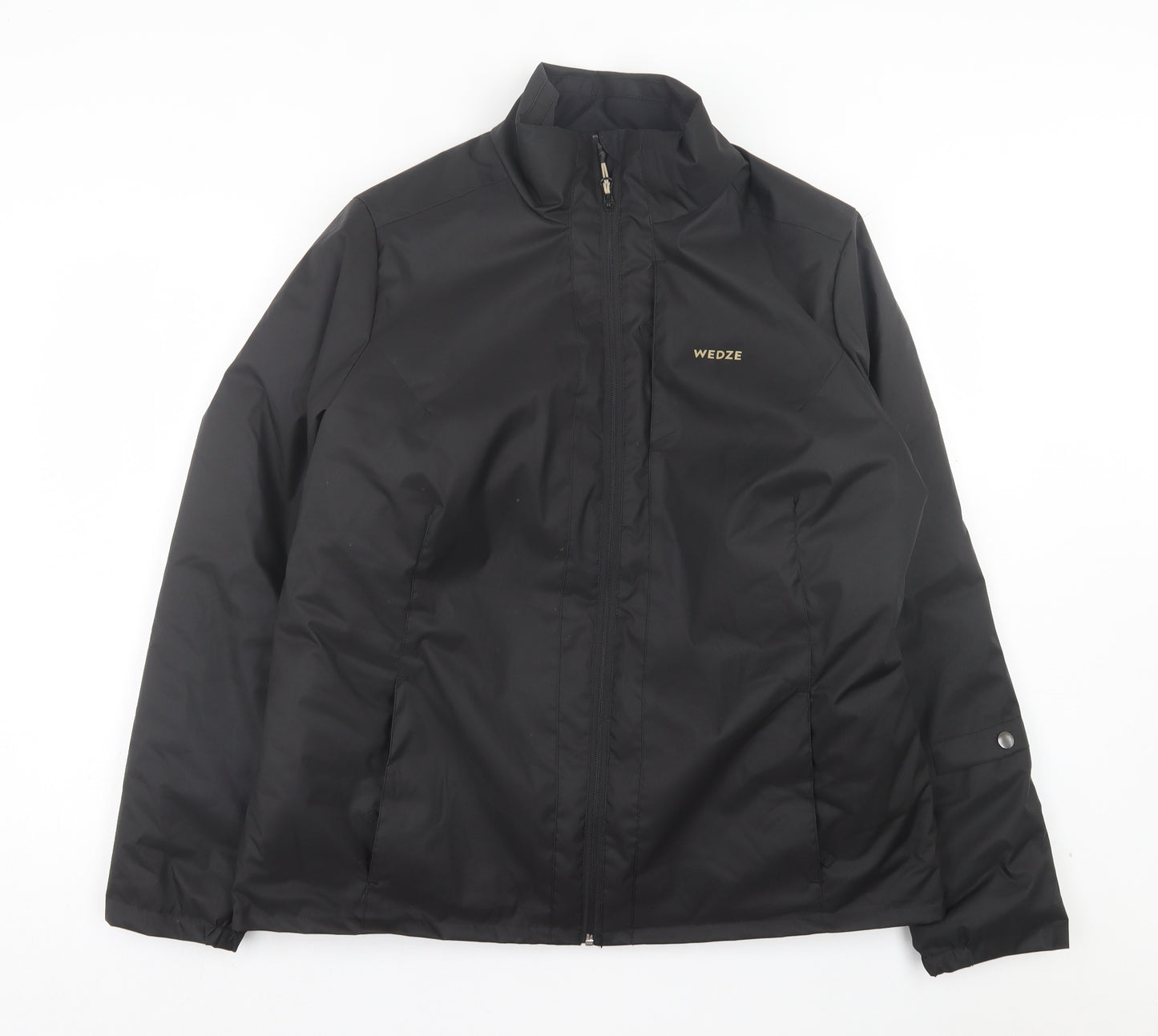 DECATHLON Mens Black Jacket Coat Size L Zip - WEDZE
