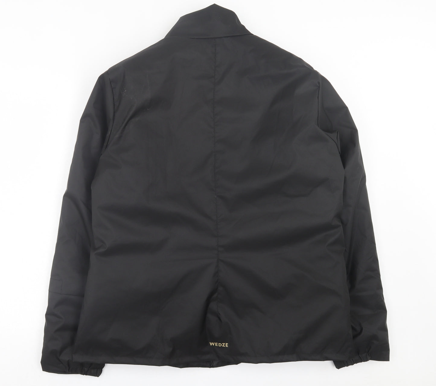 DECATHLON Mens Black Jacket Coat Size L Zip - WEDZE