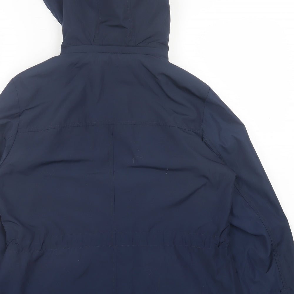 Marks and Spencer Womens Blue Jacket Size 12 Zip