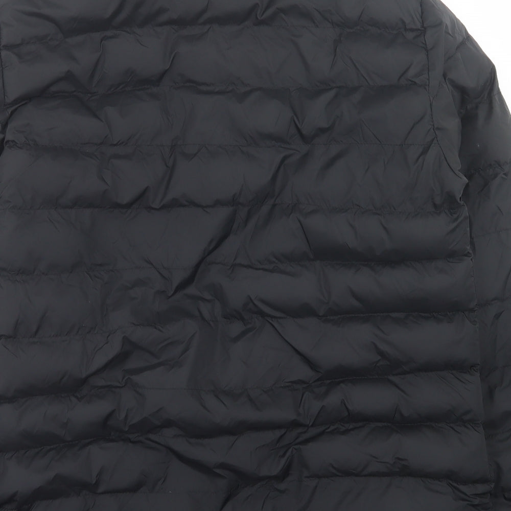 Mountain Warehouse Mens Black Puffer Jacket Jacket Size M Zip