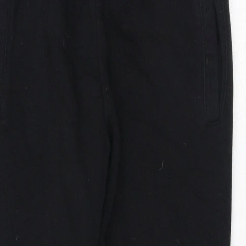 Sonneti Girls Black Cotton Jogger Trousers Size 12-13 Years Regular Drawstring