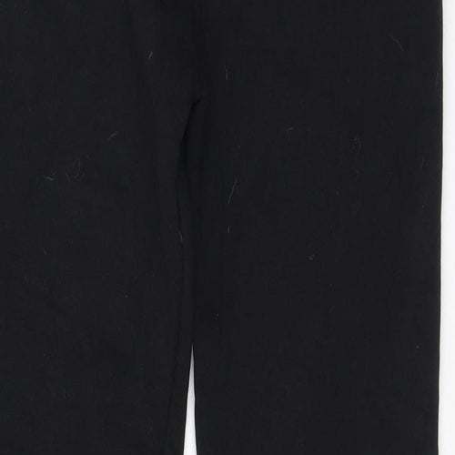 Sonneti Girls Black Cotton Jogger Trousers Size 12-13 Years Regular Drawstring