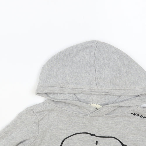 H&M Baby Grey Cotton Pullover Jumper Size 18-24 Months Pullover - Snoopy