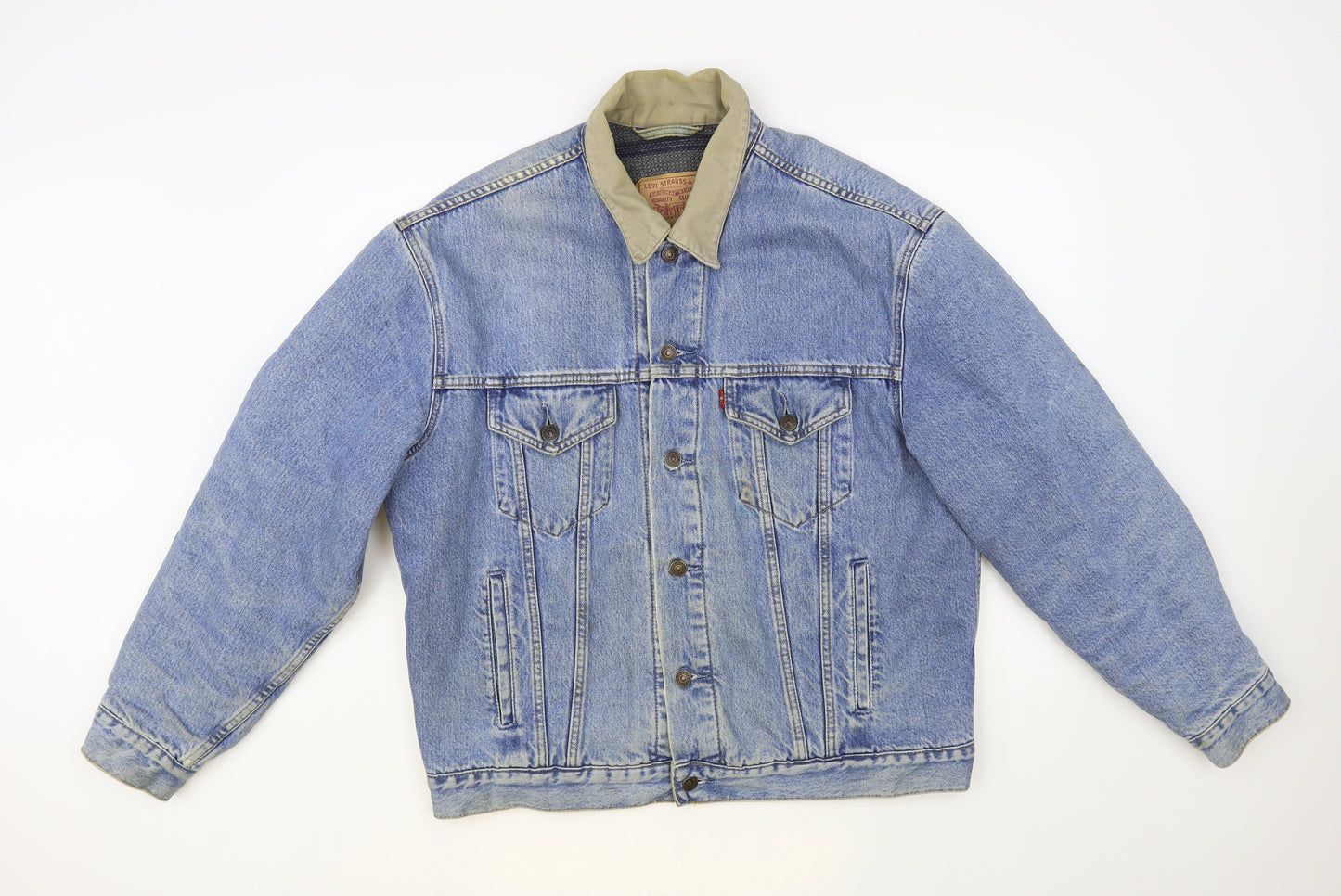 Levi's Mens Blue Jacket Size XL Button