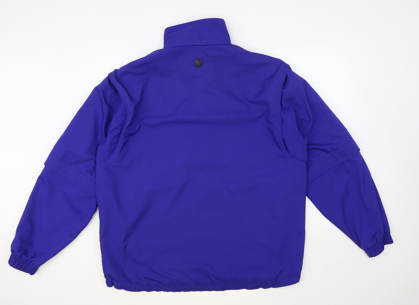 Sunderland Of Scotland Mens Blue Windbreaker Jacket Size XL Zip