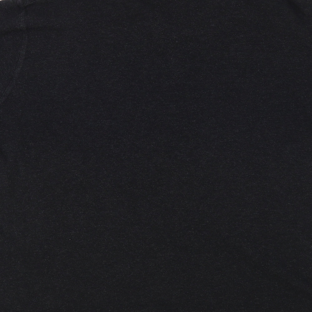 PEP & Co Mens Black Striped Cotton Polo Size 3XL Collared Button