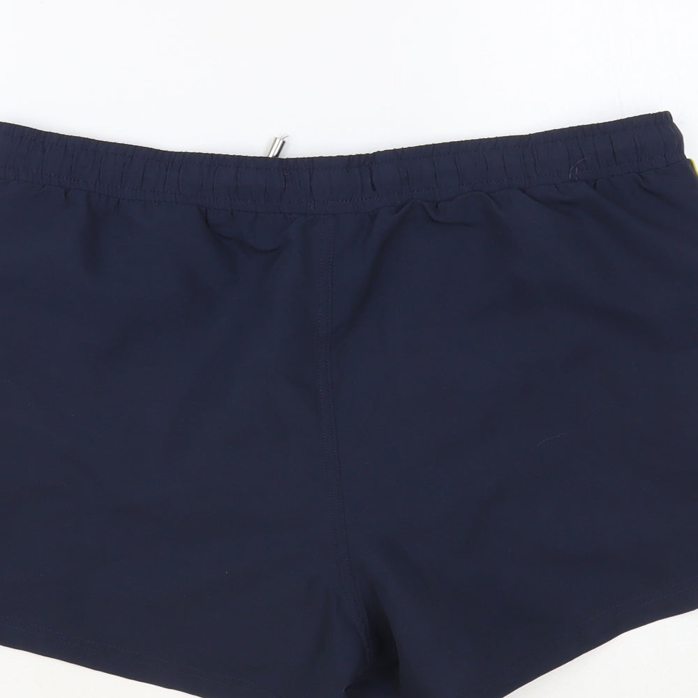 Primark Mens Blue Polyester Bermuda Shorts Size L L6 in Regular Drawstring - Swim Trunks