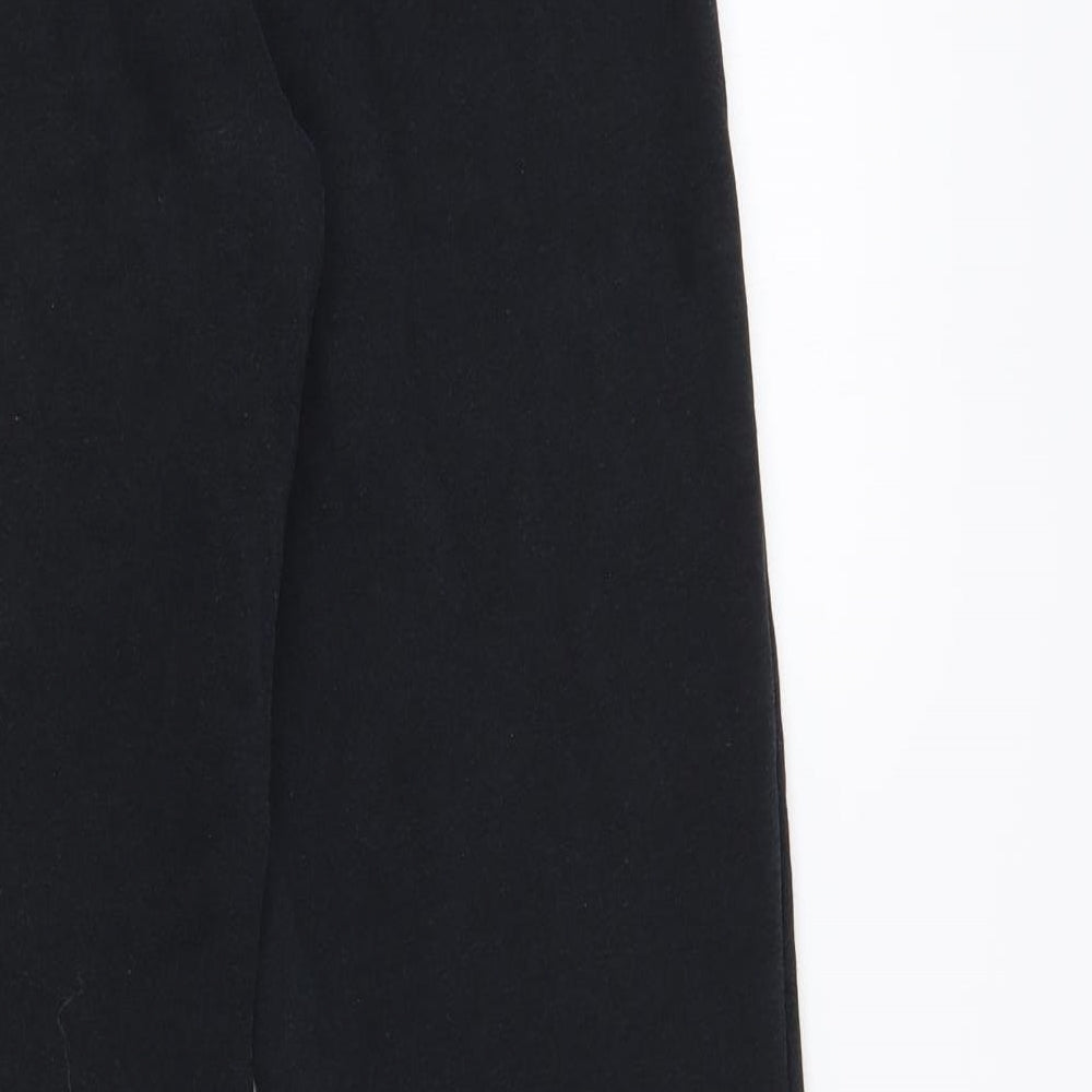 Nike Mens Black Cotton Jogger Trousers Size M L30 in Regular Drawstring