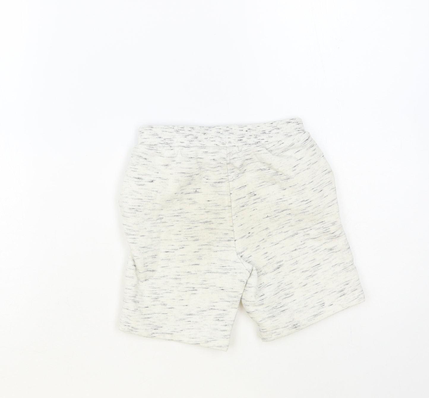 Matalan Boys Grey Cotton Sweat Shorts Size 3-4 Years Regular Drawstring