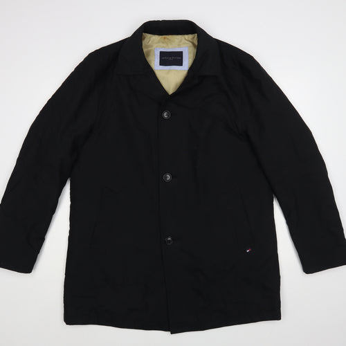 Tommy Hilfiger Mens Black Jacket Size XL Button
