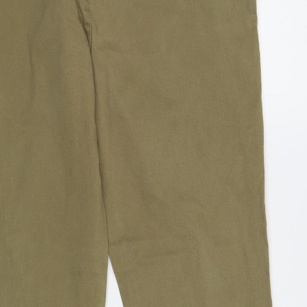 George Mens Beige Cotton Chino Trousers Size 38 in L30 in Regular Button
