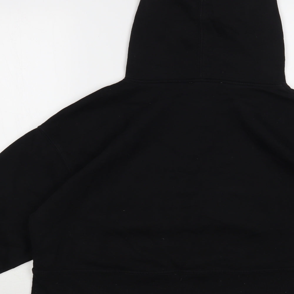 Zara Womens Black Cotton Pullover Hoodie Size S Pullover - Baltimore