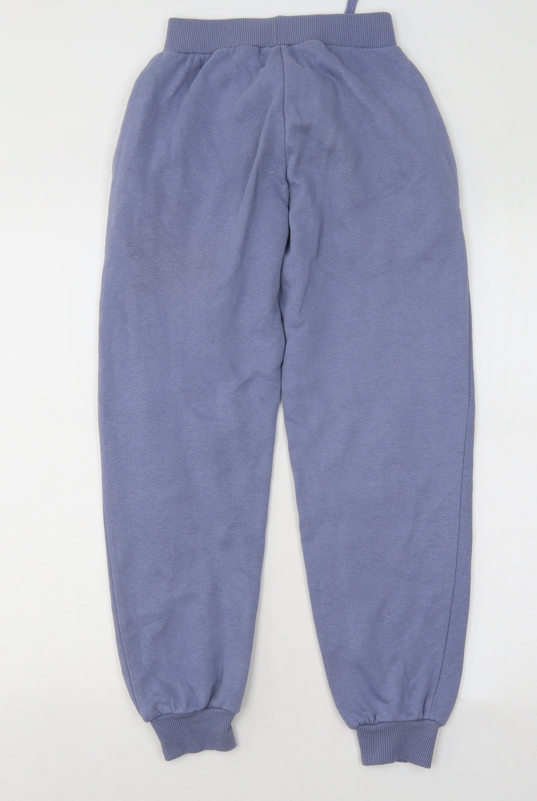 New Look Girls Purple Cotton Jogger Trousers Size 10-11 Years Regular Drawstring - New York USA