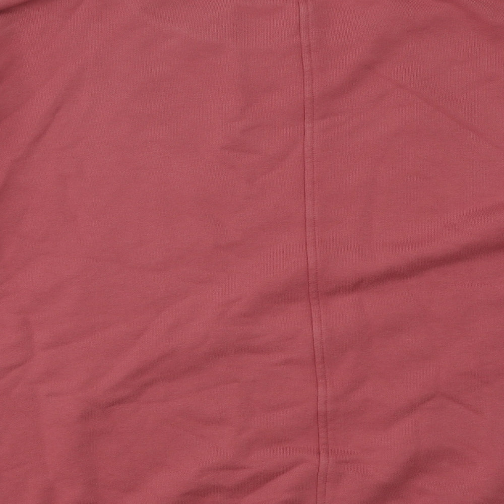 adidas Womens Pink Cotton Pullover Sweatshirt Size M Pullover