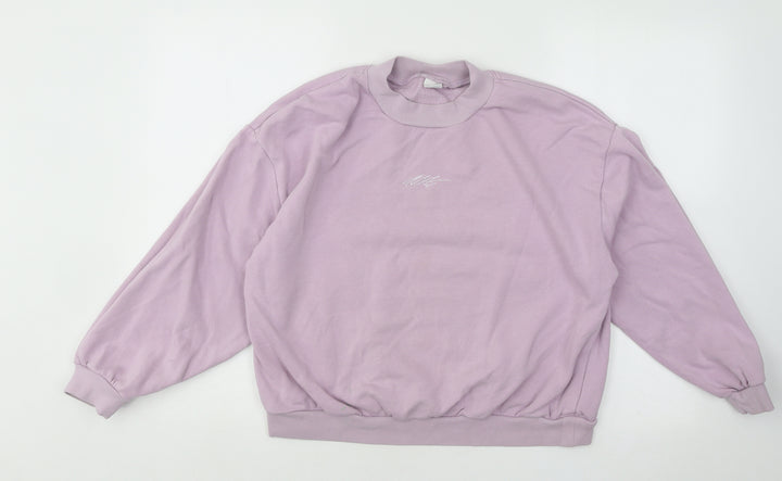 NEXT Girls Purple Cotton Pullover Sweatshirt Size 15 Years Pullover