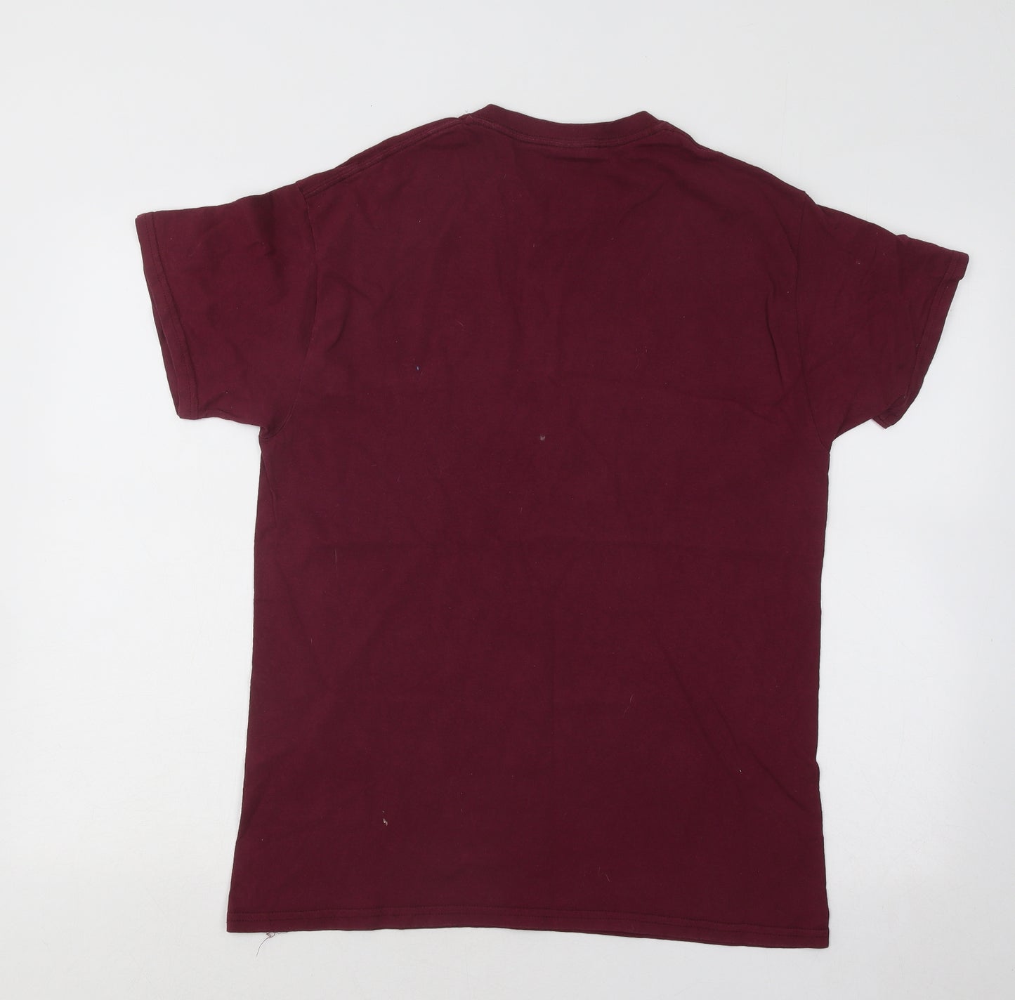 Gildan Womens Purple Cotton Basic T-Shirt Size M Round Neck - Girls Just Wanna Have Funds