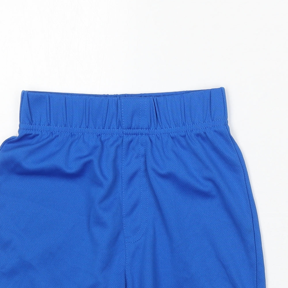 George Boys Blue Polyester Sweat Shorts Size 7-8 Years Regular - Italy Football