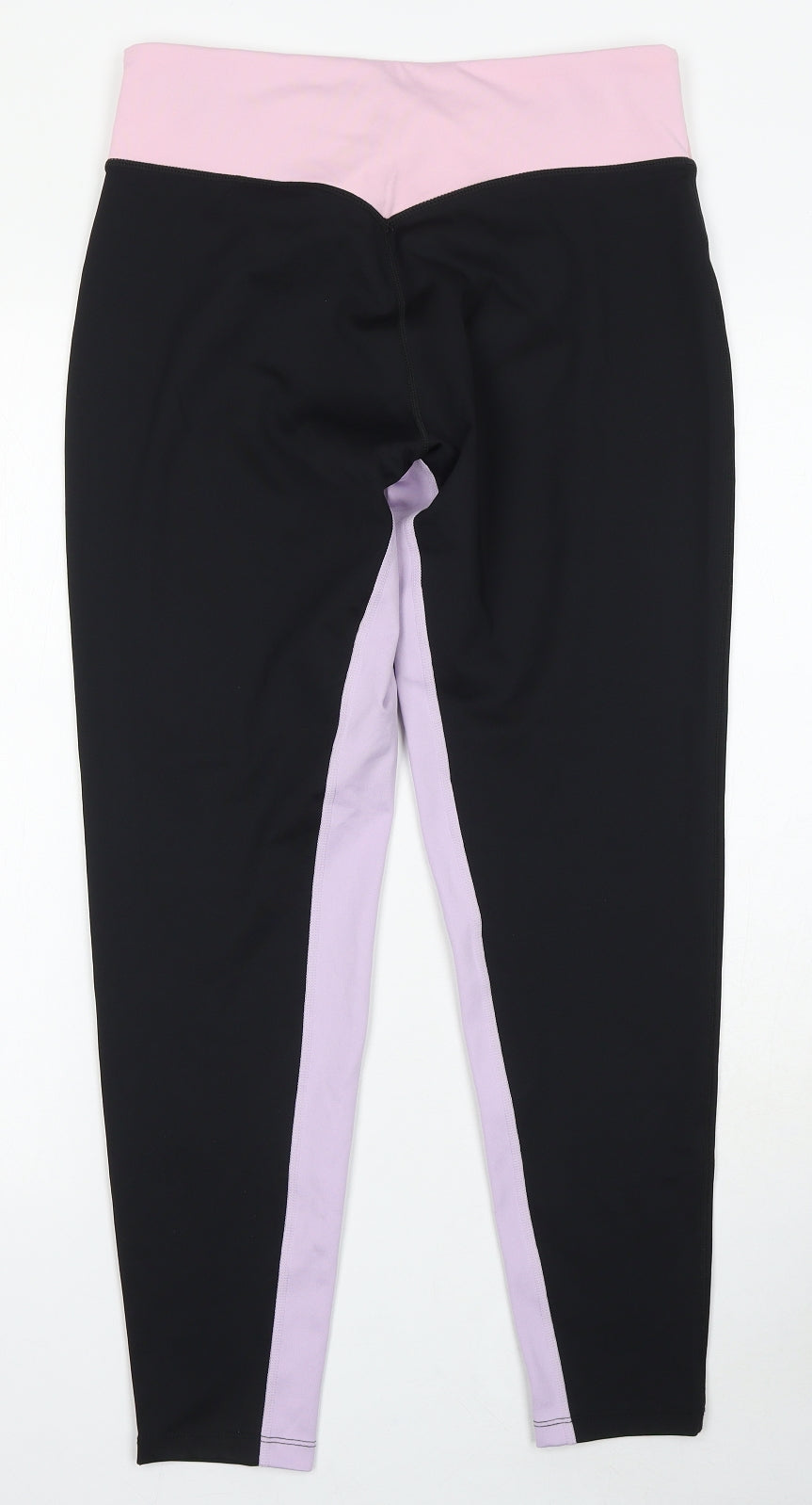 Pink Soda Womens Black Polyester Jogger Leggings Size 14 L28 in Regular Pullover