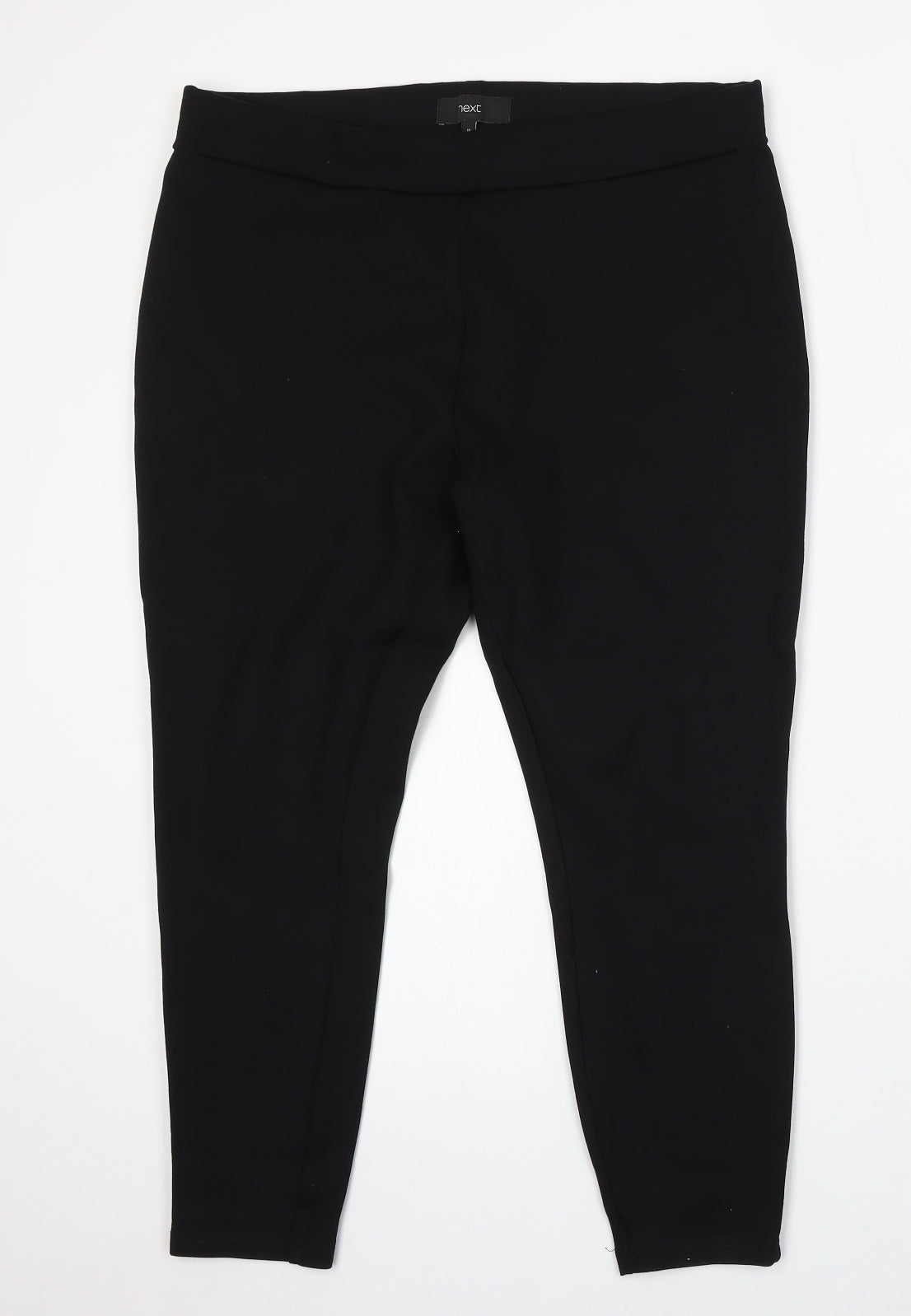 NEXT Womens Black Viscose Jegging Jeans Size 18 L25 in Regular