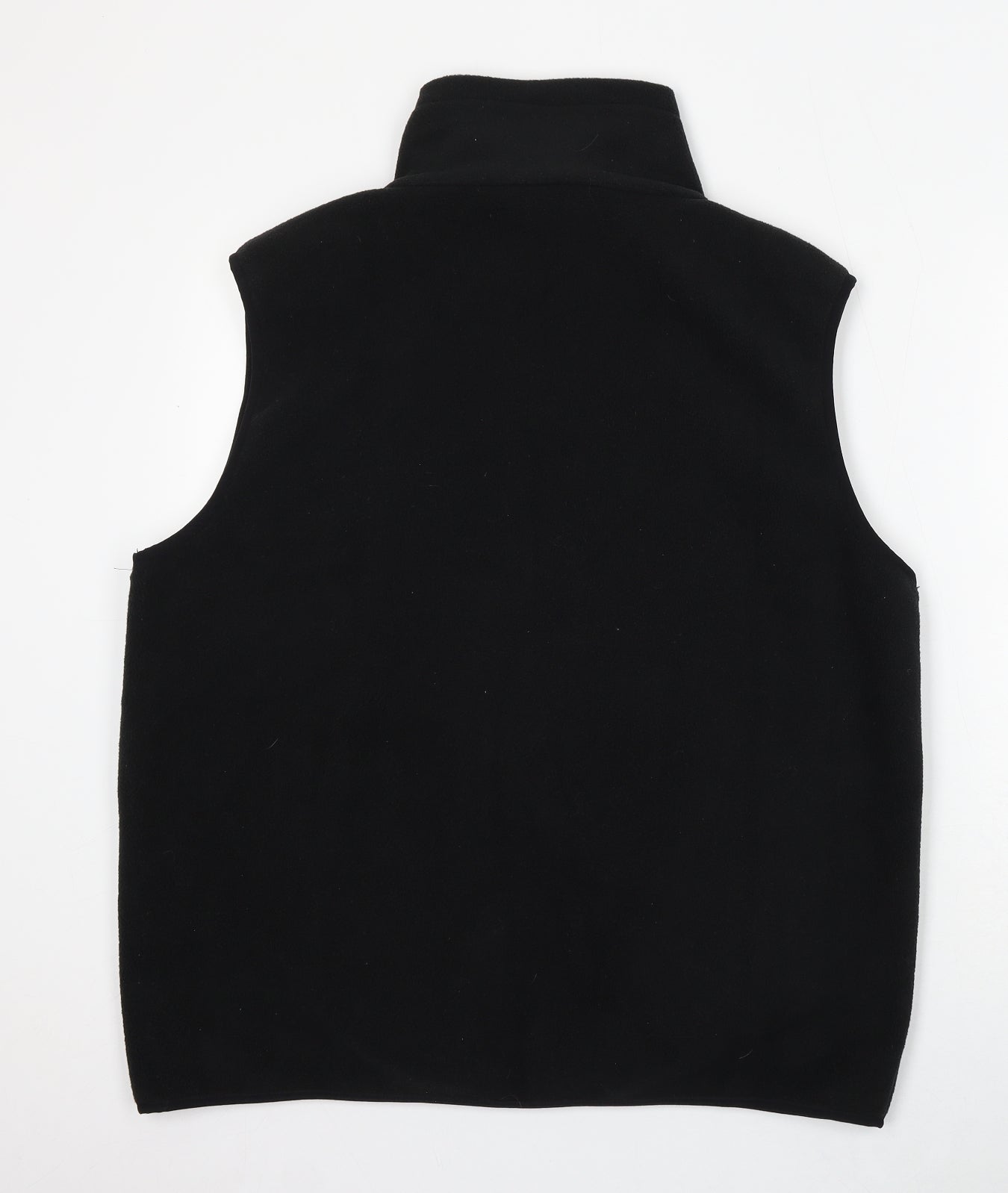 Preworn Womens Black Gilet Jacket Size L Zip