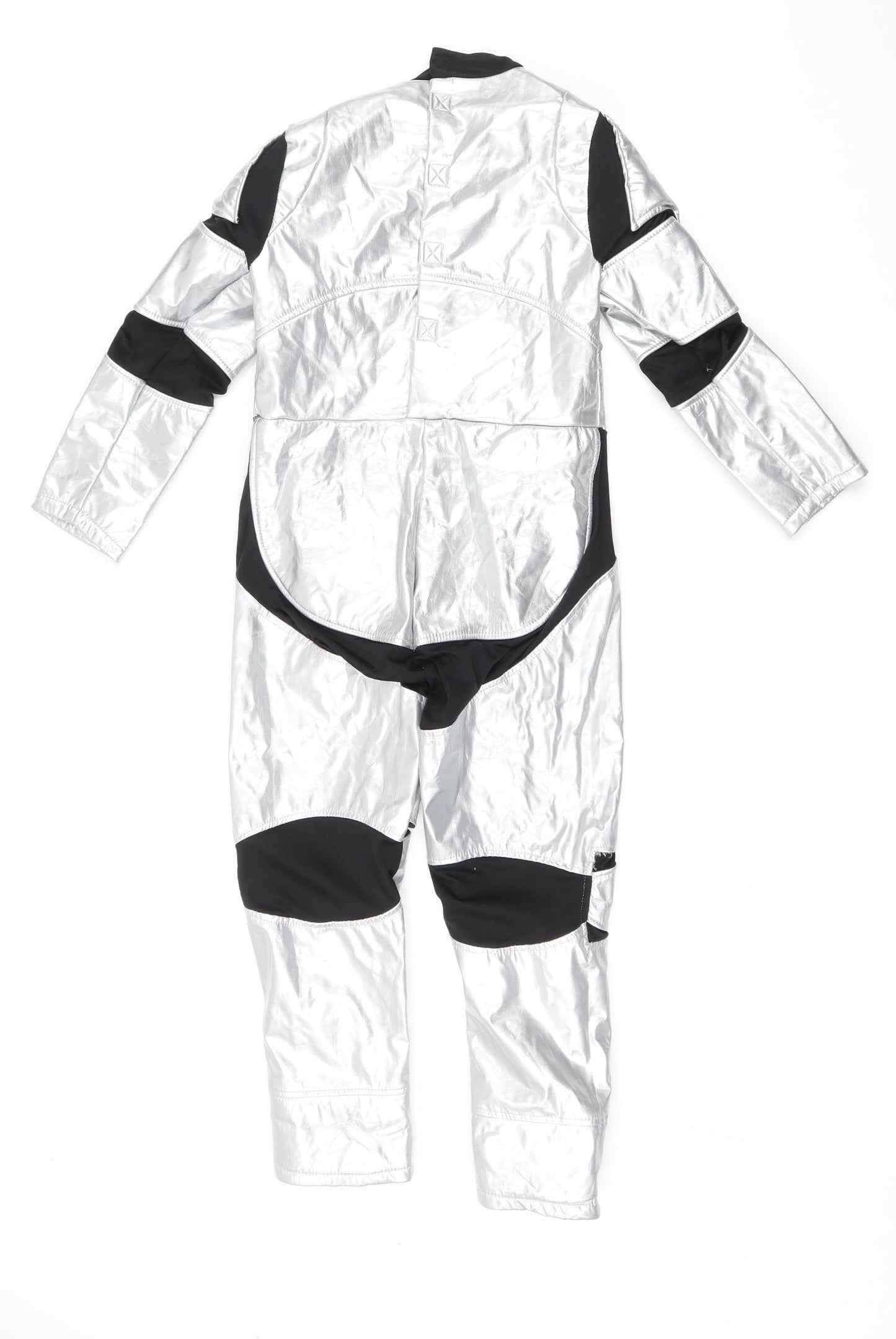 Disney Boys Silver Solid Polyester One Piece Size 7-8 Years Hook & Loop - Star Wars Costume