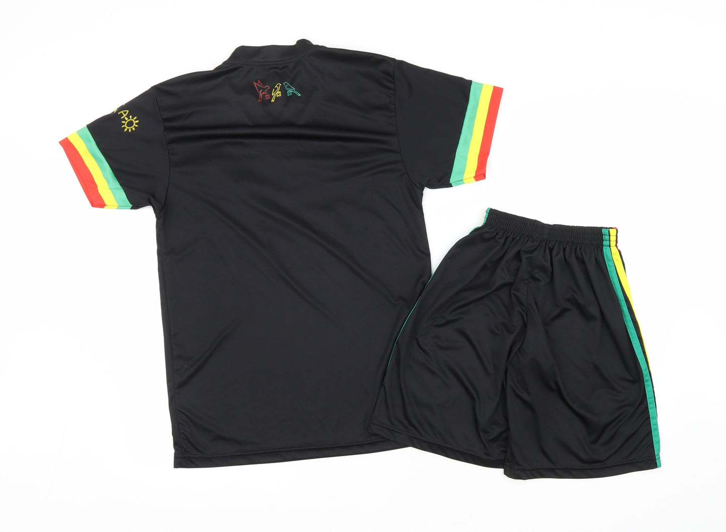 adidas Boys Multicoloured Striped Polyester Basic T-Shirt Size XS Round Neck Pullover - AJAX Football Set