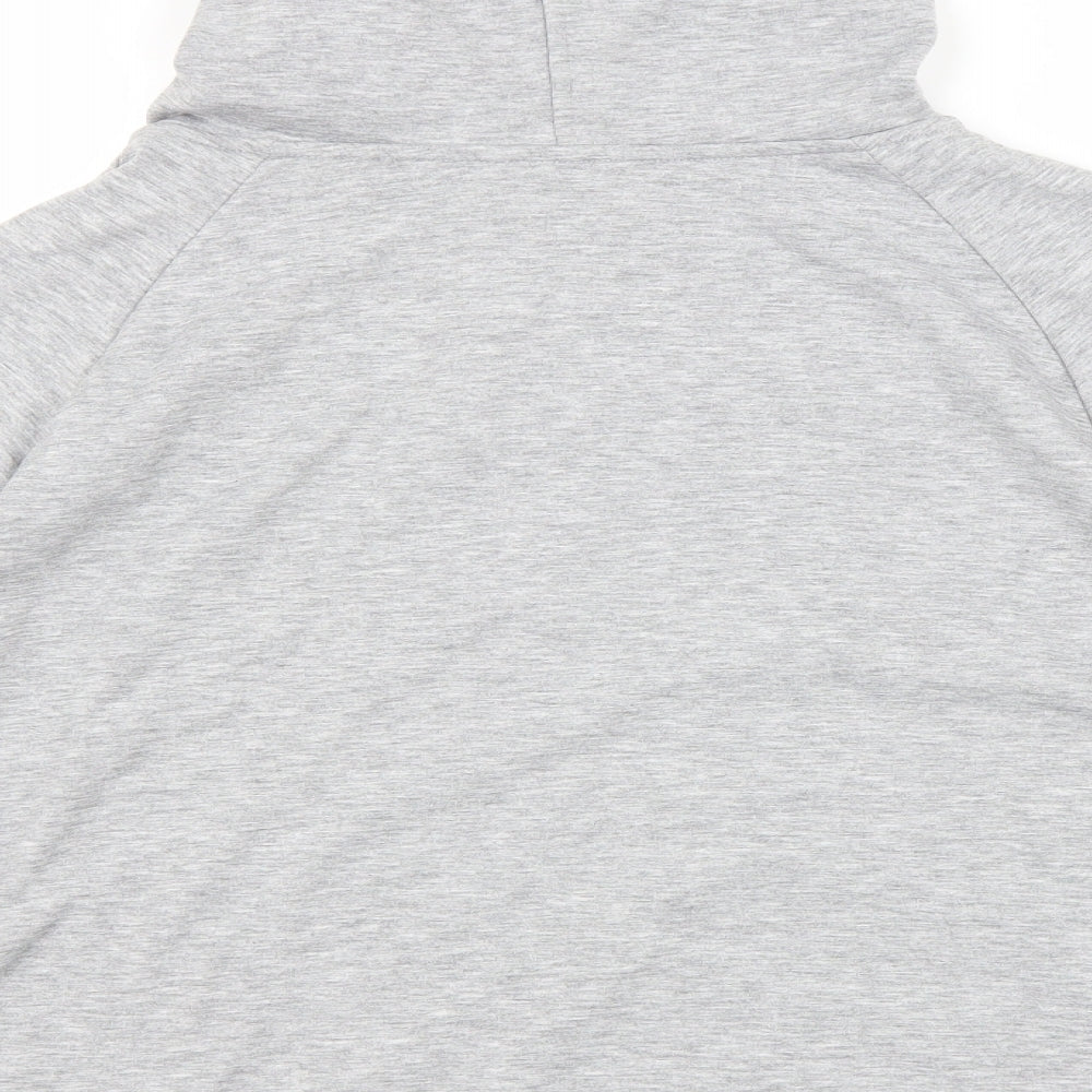 Nutmeg Womens Grey Polyester Pullover Hoodie Size 16 Pullover