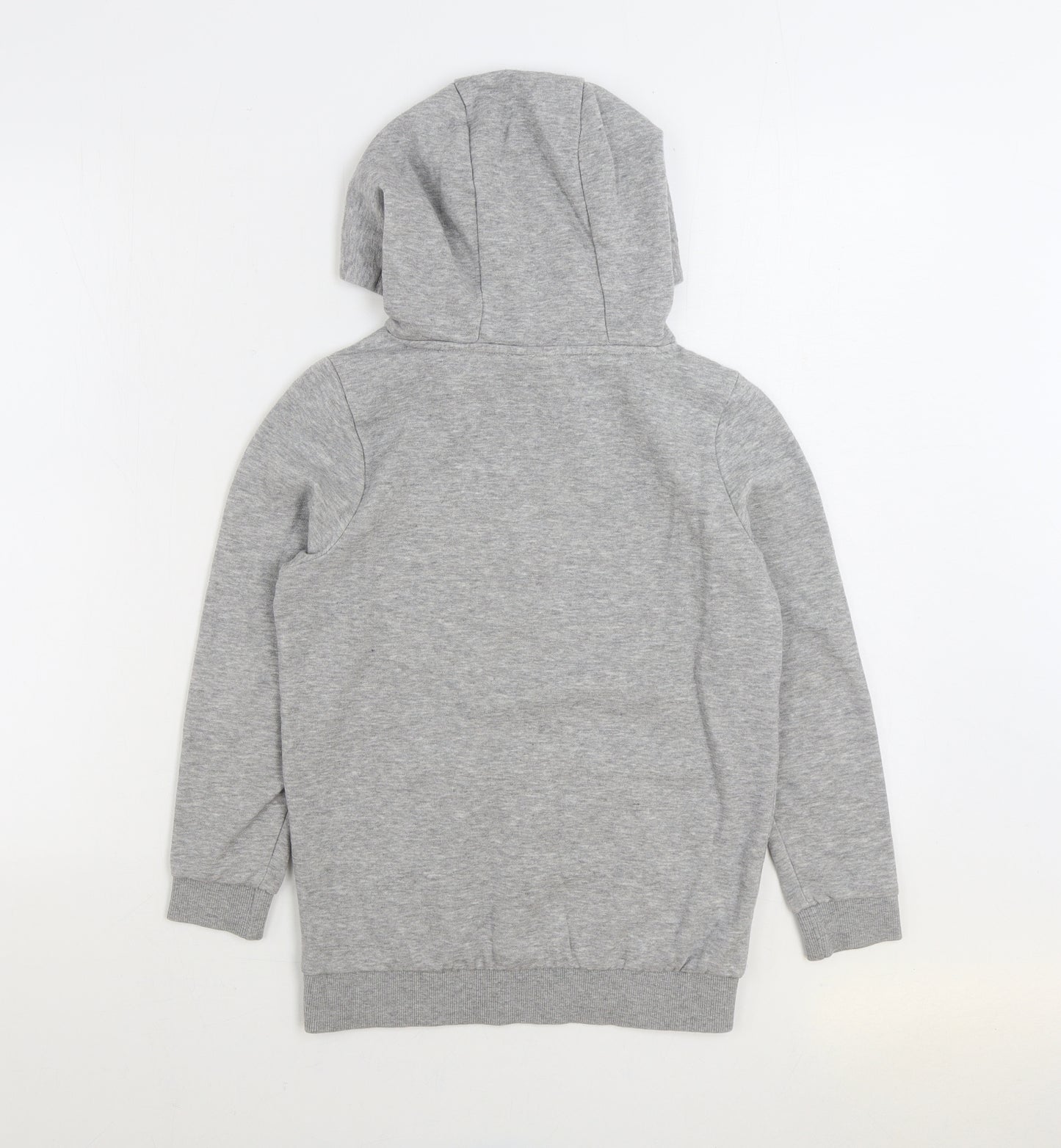 F&F Boys Grey Cotton Pullover Hoodie Size 9-10 Years Pullover - New York
