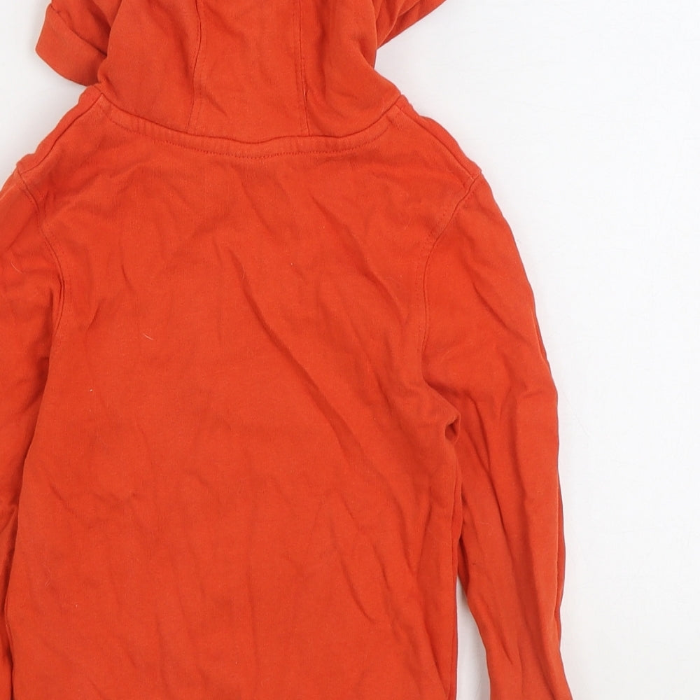 George Boys Orange Cotton Pullover Hoodie Size 3-4 Years Pullover - Paw Patrol