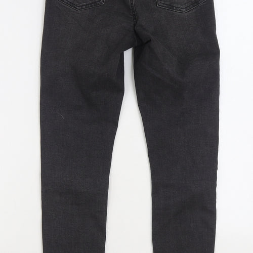 Denim & Co. Womens Black Cotton Skinny Jeans Size 10 L30 in Regular Zip
