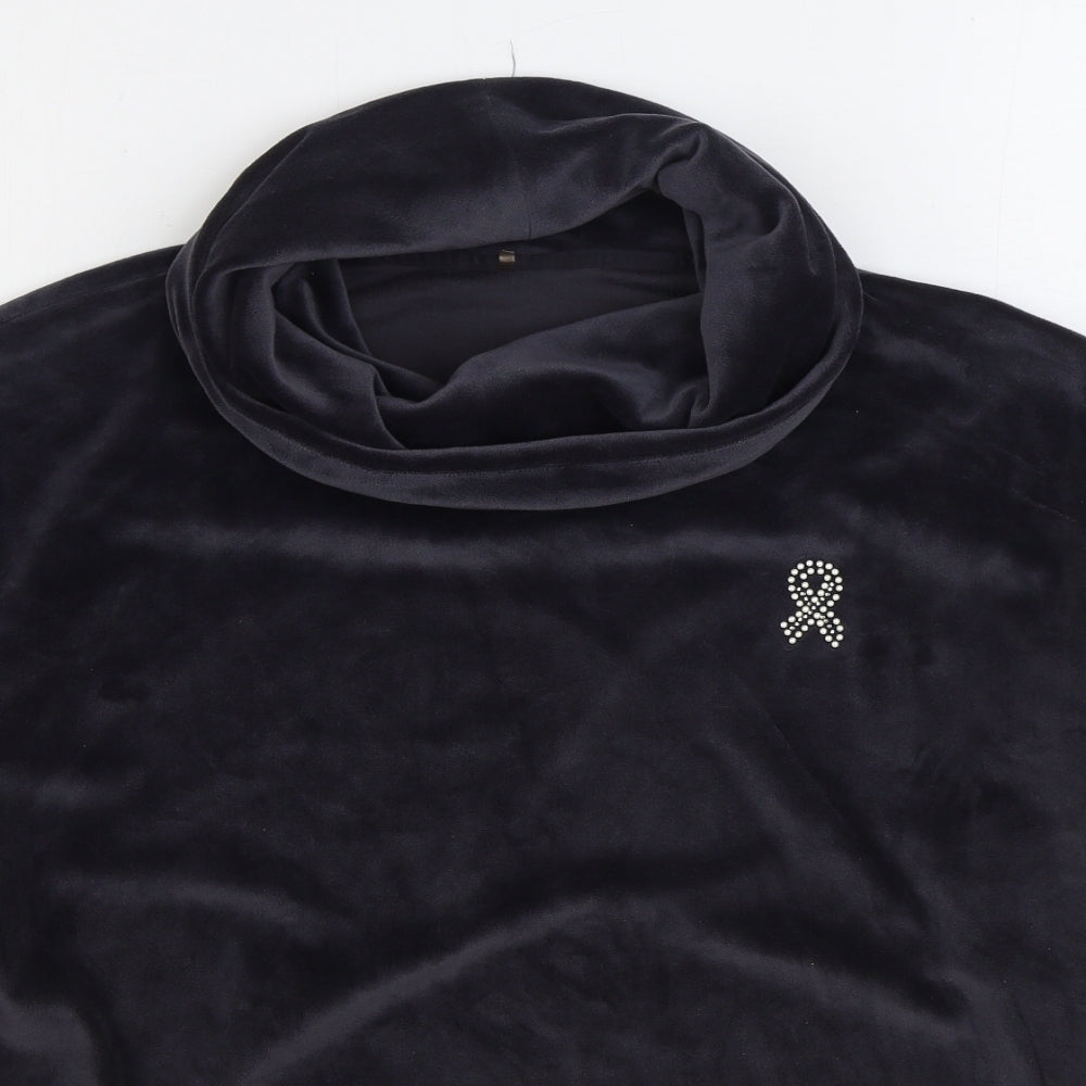 George Womens Grey Polyester Pullover Sweatshirt Size 12 Pullover