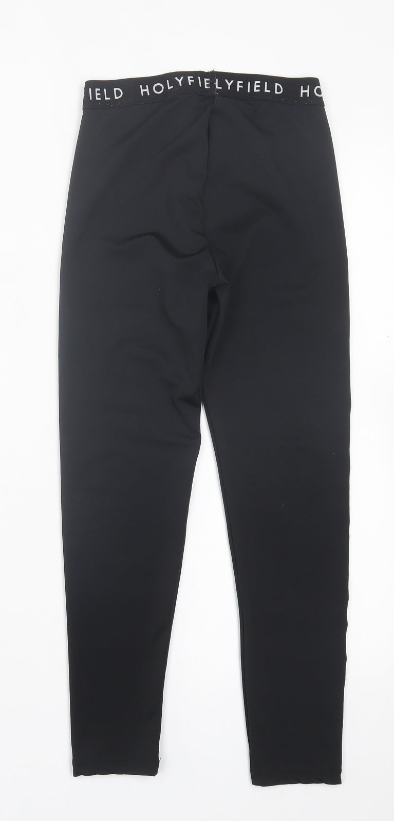 Holyfield Girls Black Polyester Capri Trousers Size 8-9 Years Regular Pullover