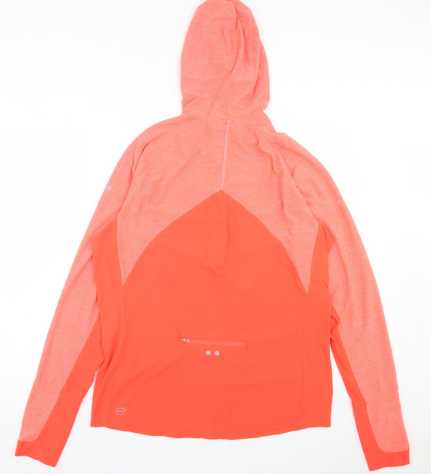 PUMA Mens Orange Polyester Basic Casual Size L High Neck Zip