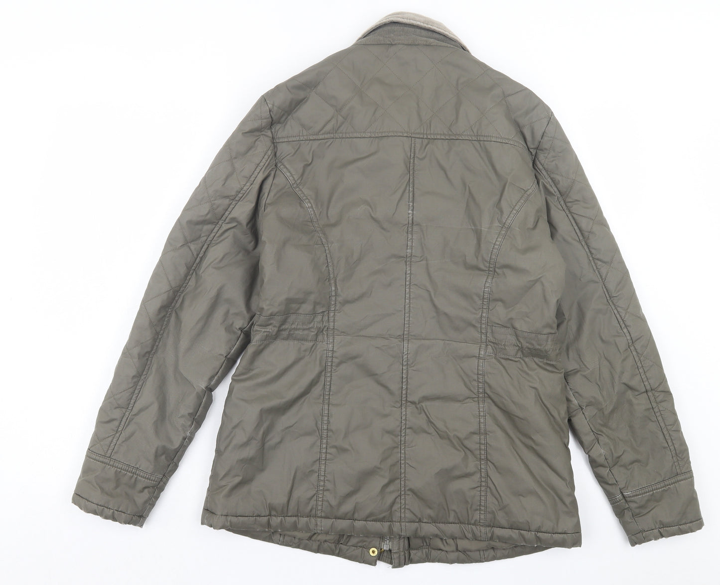 TU Womens Green Windbreaker Jacket Size 12 Zip