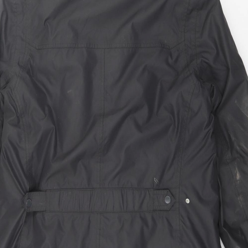 Craghoppers Womens Black Rain Coat Coat Size 18 Zip
