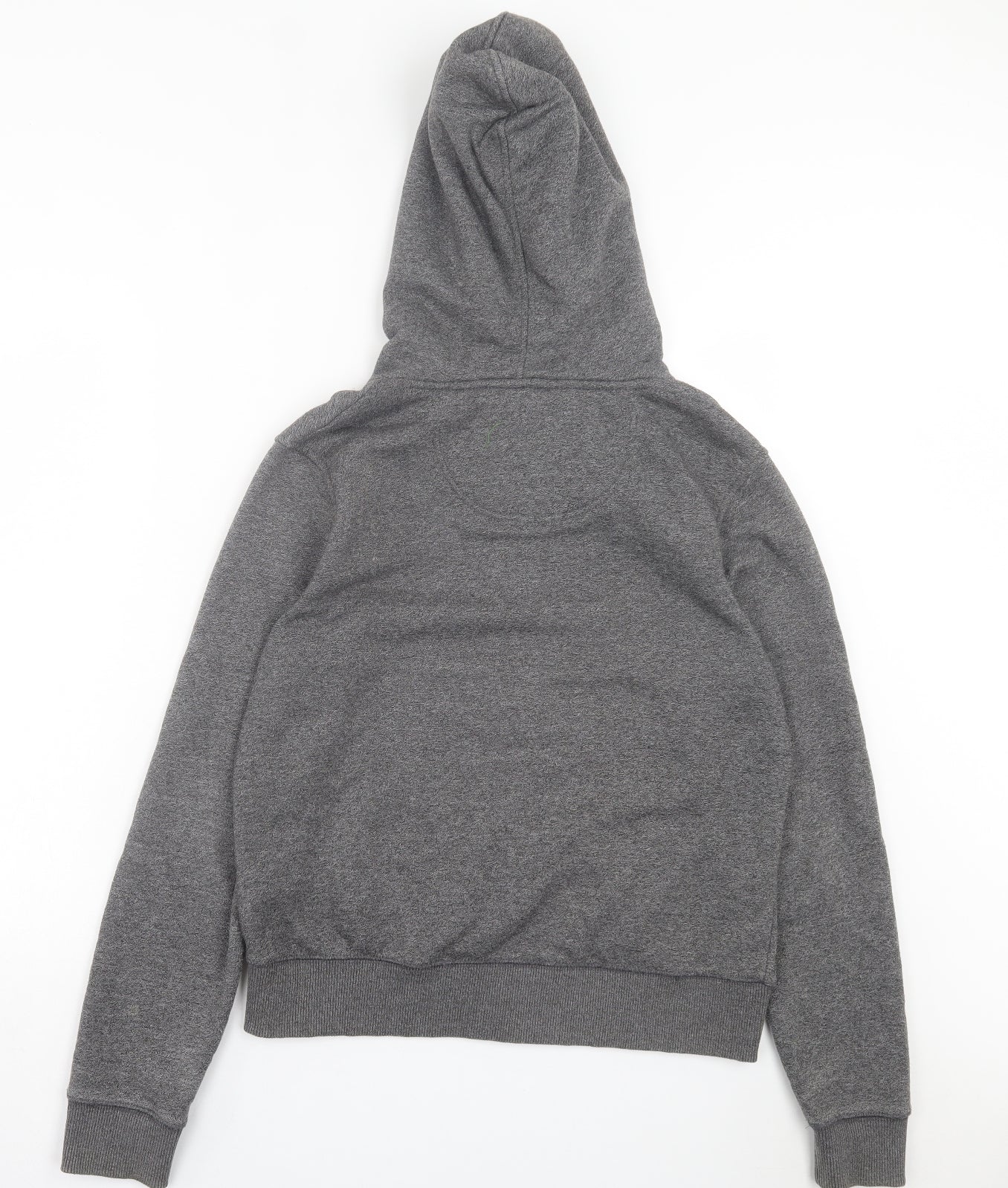 SoulCal&Co Womens Grey Cotton Full Zip Hoodie Size 14 Zip