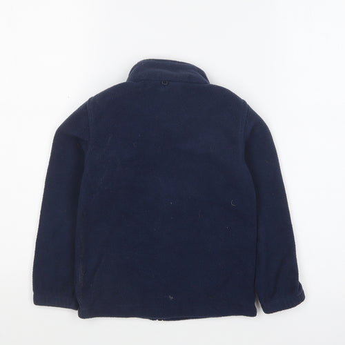 Mountain Warehouse Boys Blue Polyester Full Zip Sweatshirt Size 5-6 Years Zip
